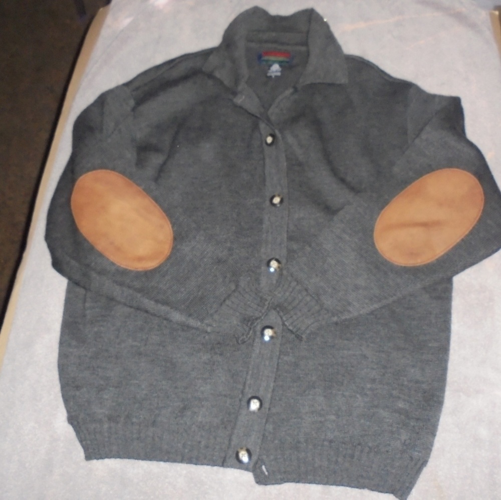 Robert Banks mens cardigan Dark Grey